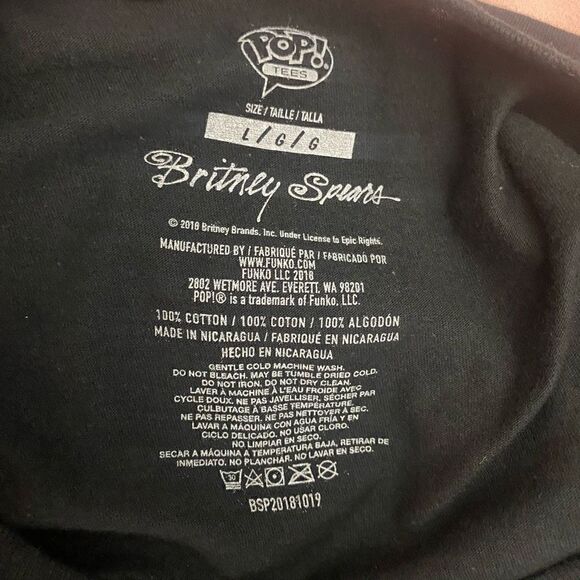 Funko Pop Tees Brittany Spears “Baby One More Time”  T-shirt - Picture 4 of 4